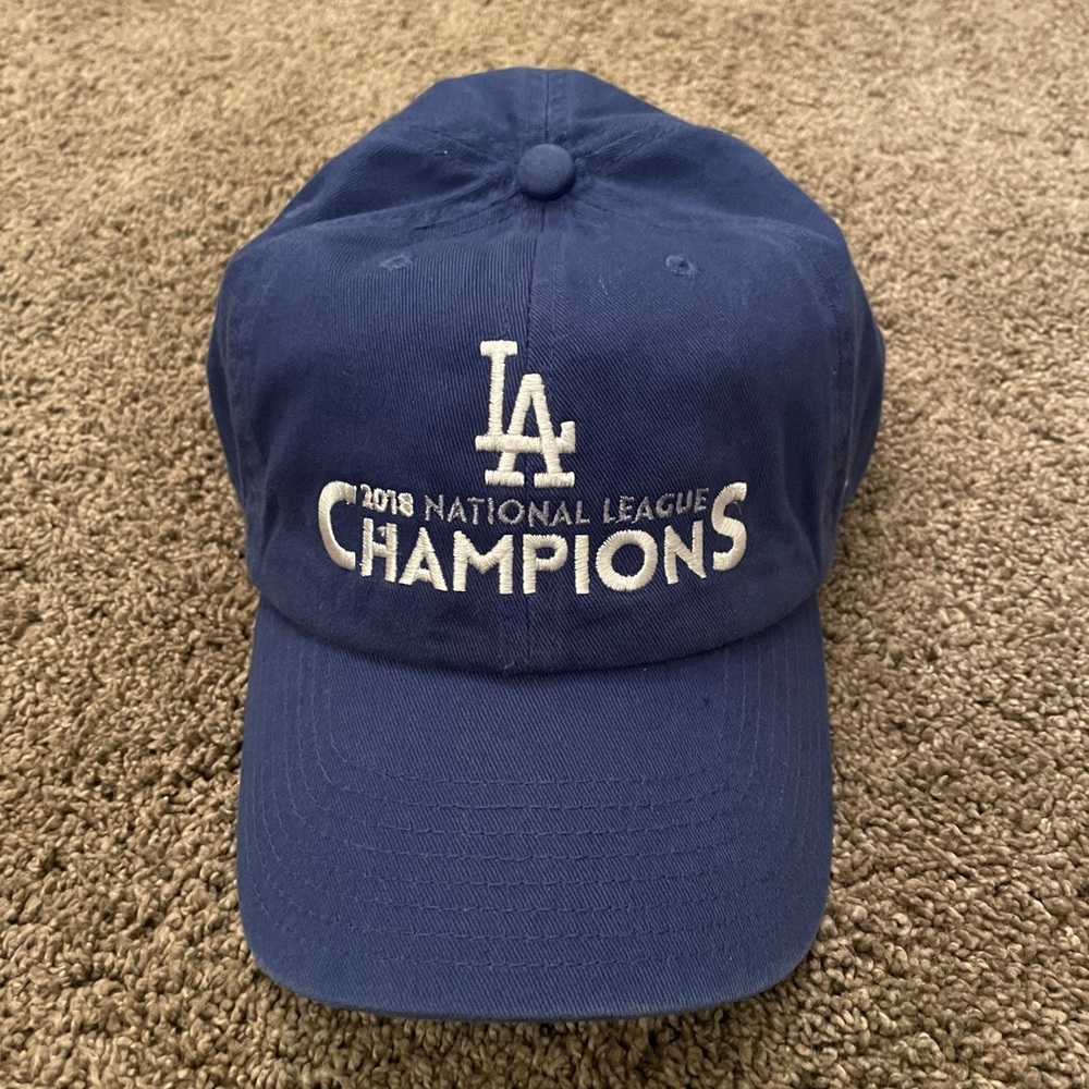 Los Angeles Dodgers championships dad hat